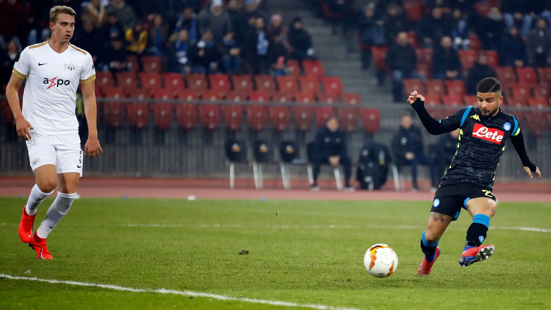 Insigne Zurigo Napoli Europa League