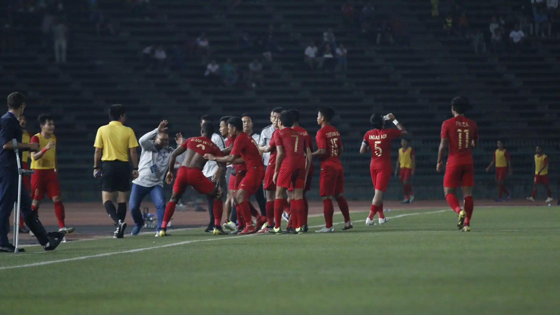 Selebrasi Marinus Maryanto - Indonesia U-22